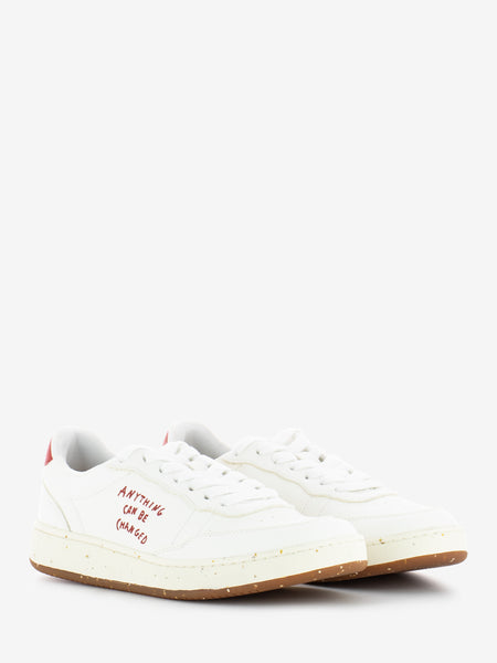 Sneakers Evergreen white / red apple