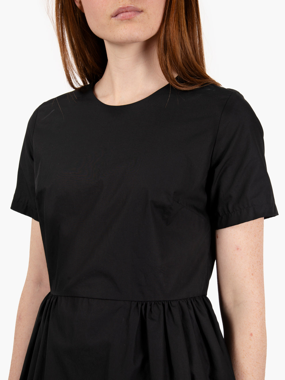 Abito lungo in cotone black