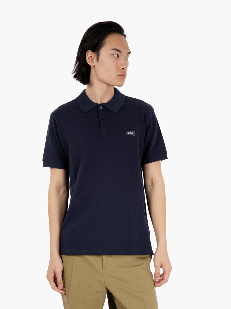 ADD - Polo con targhetta logo navy