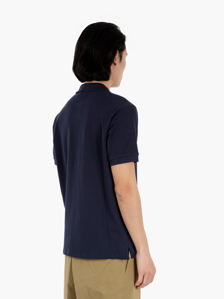 ADD - Polo con targhetta logo navy