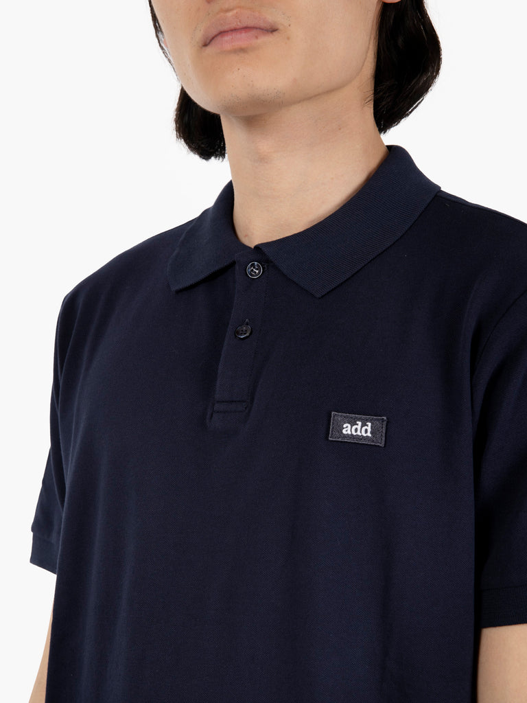 ADD - Polo con targhetta logo navy