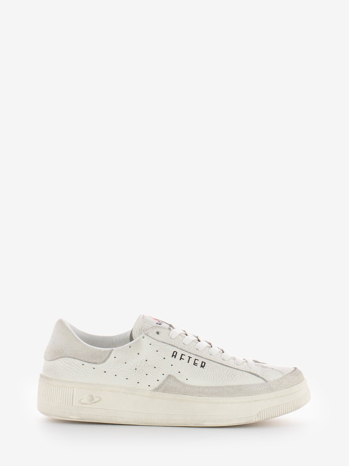 Sneakers Saturno basic bicolor ivory / dirty grey