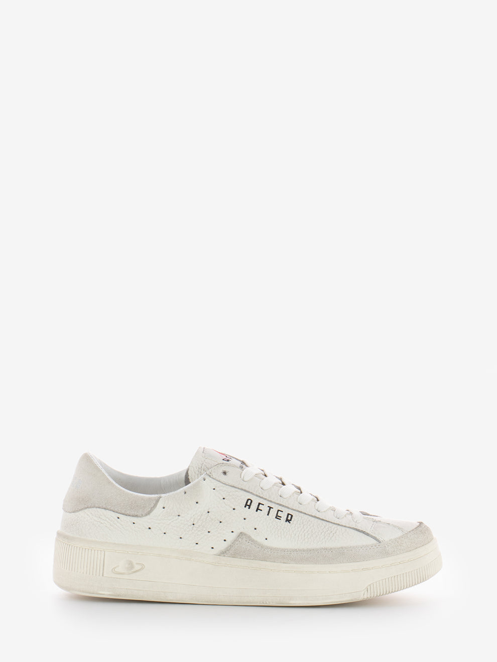 Sneakers Saturno basic bicolor ivory / dirty grey