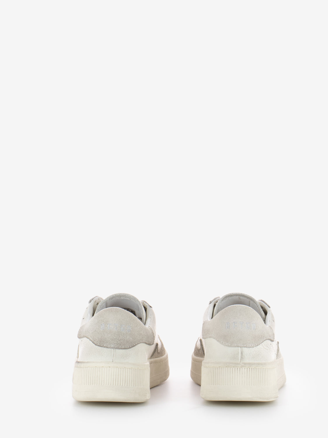 Sneakers Saturno basic bicolor ivory / dirty grey
