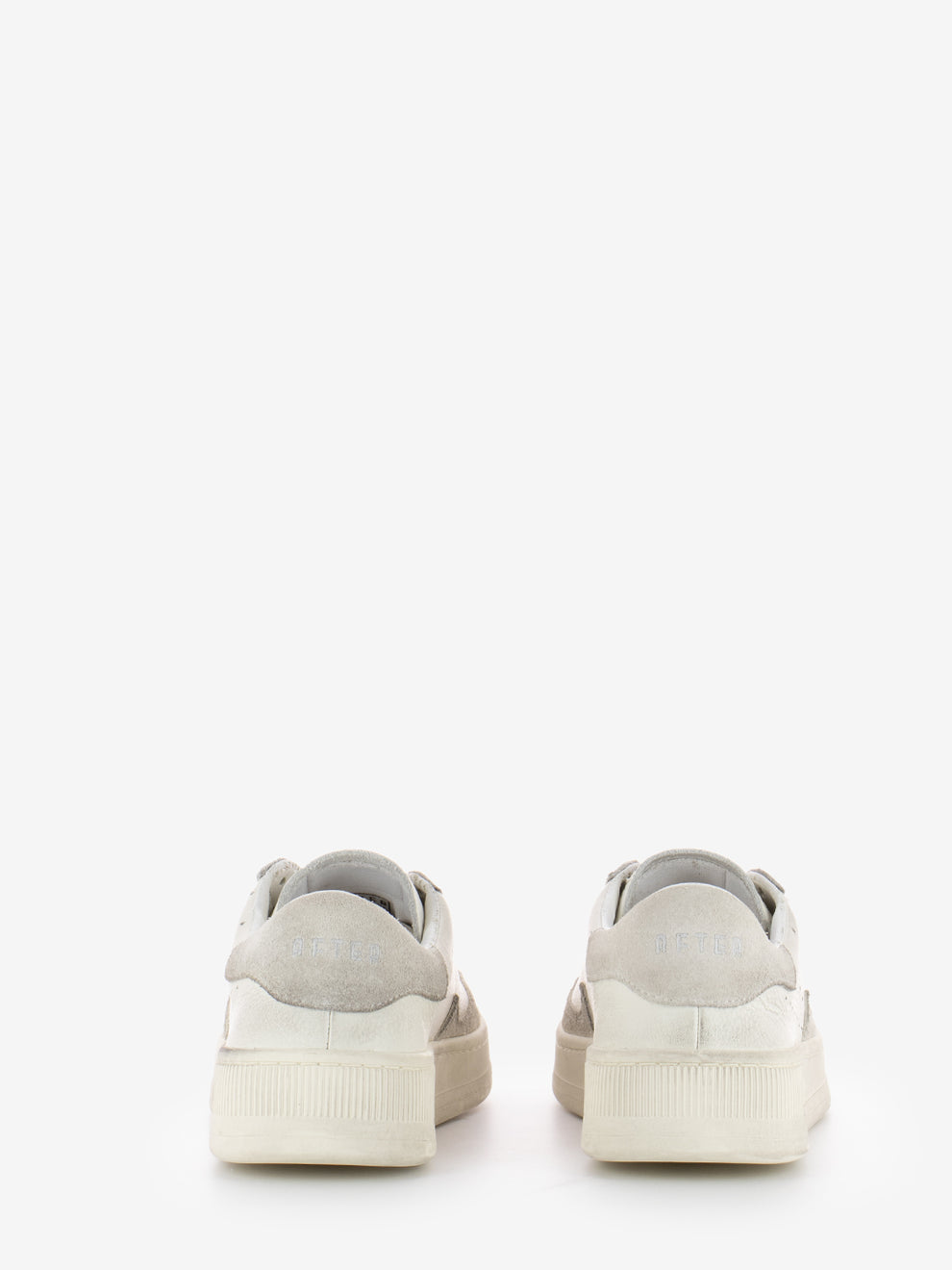 Sneakers Saturno basic bicolor ivory / dirty grey
