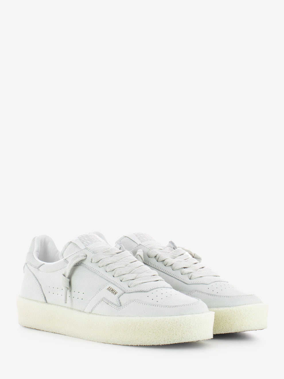Nubuck white sneakers