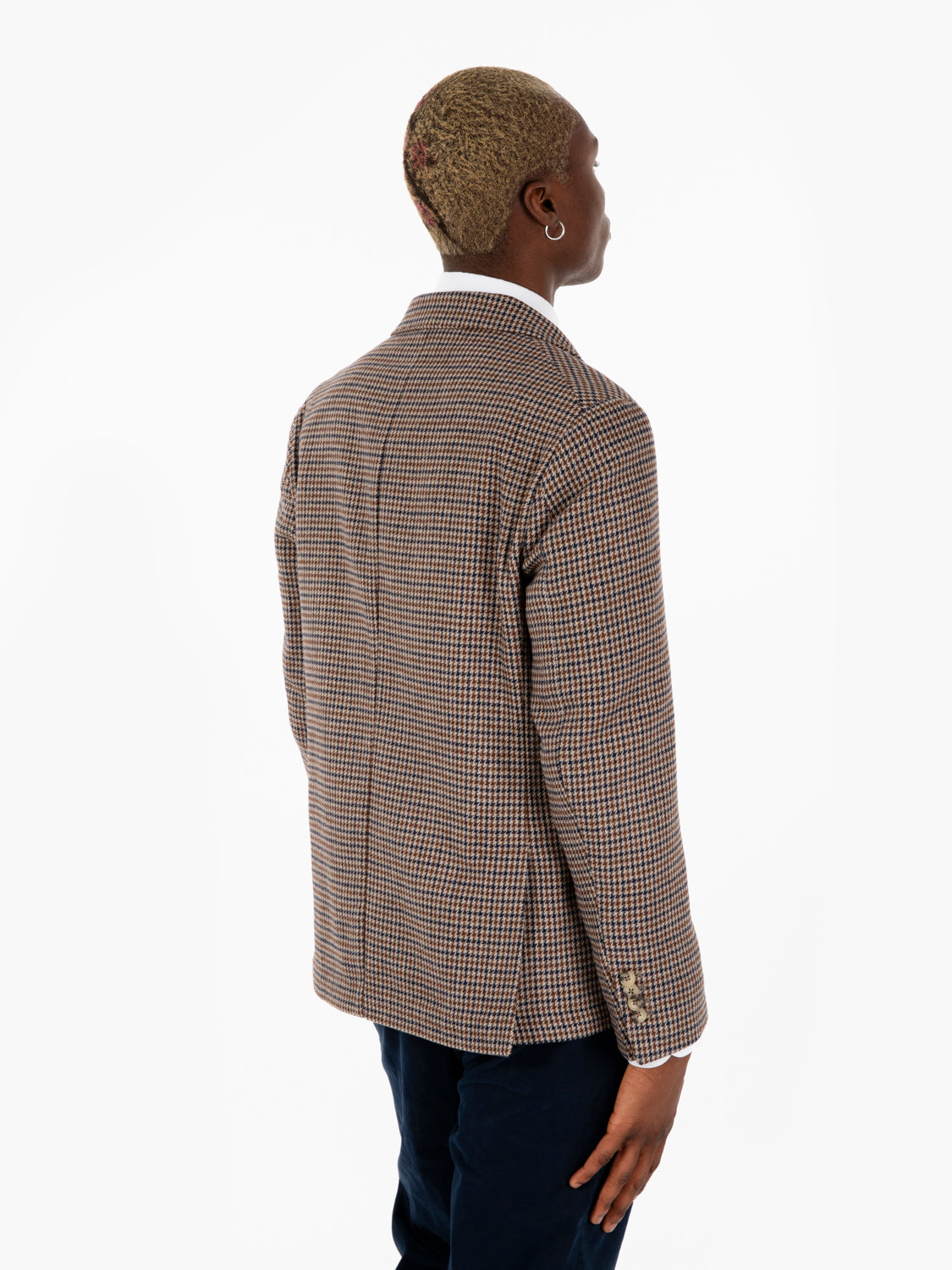 Dark Brown / Blue Prince of Wales Blazer