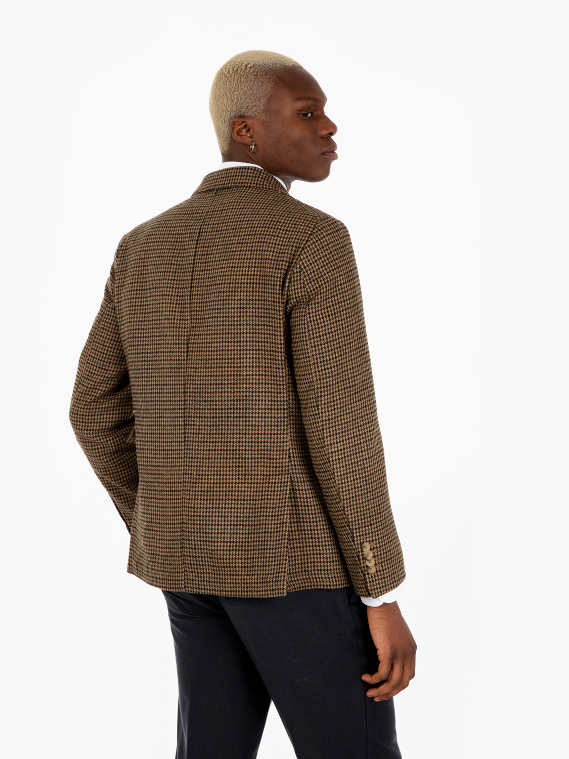 Dark Brown/Green Prince of Wales Blazer