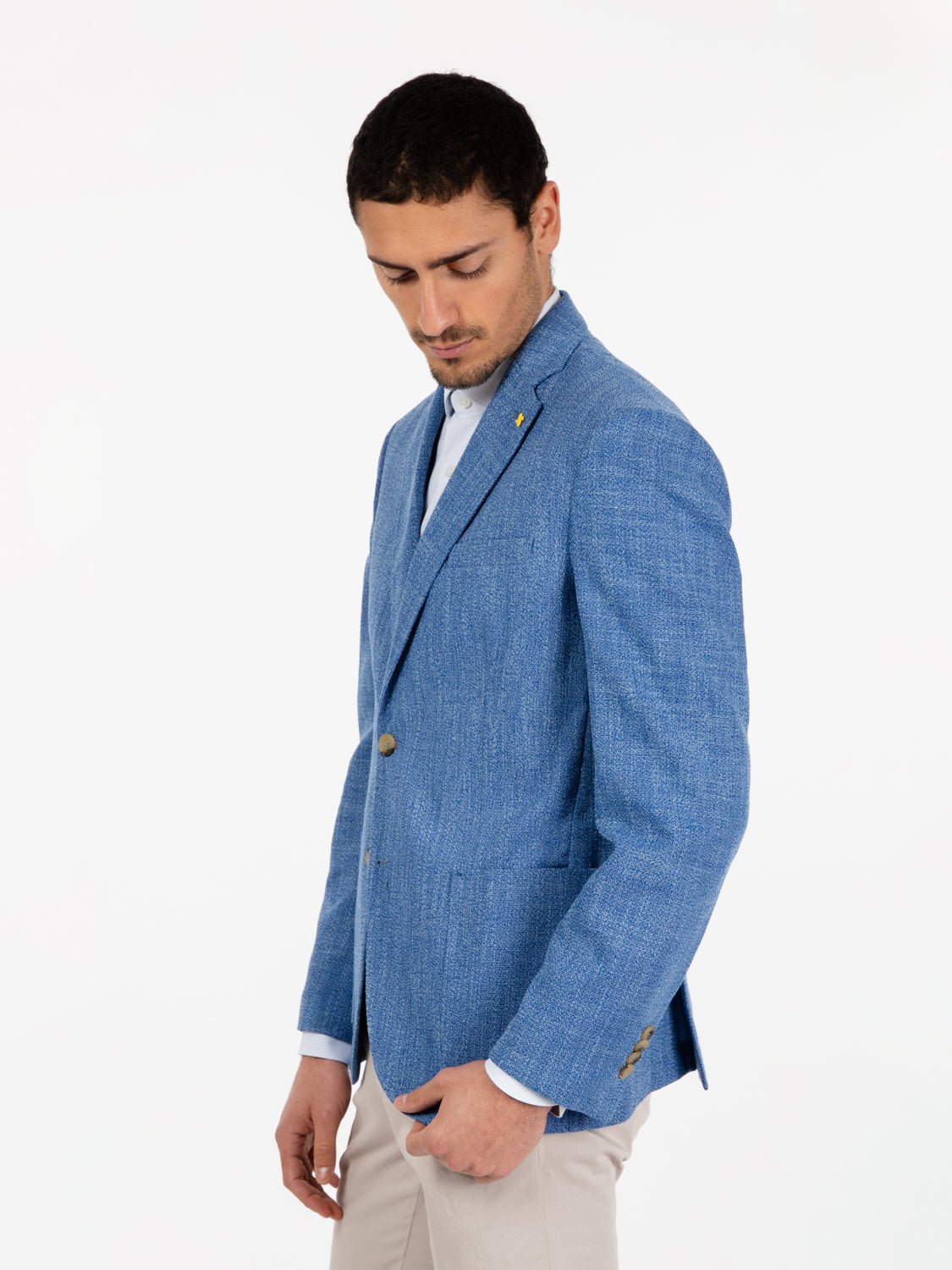Blue cotton jacket