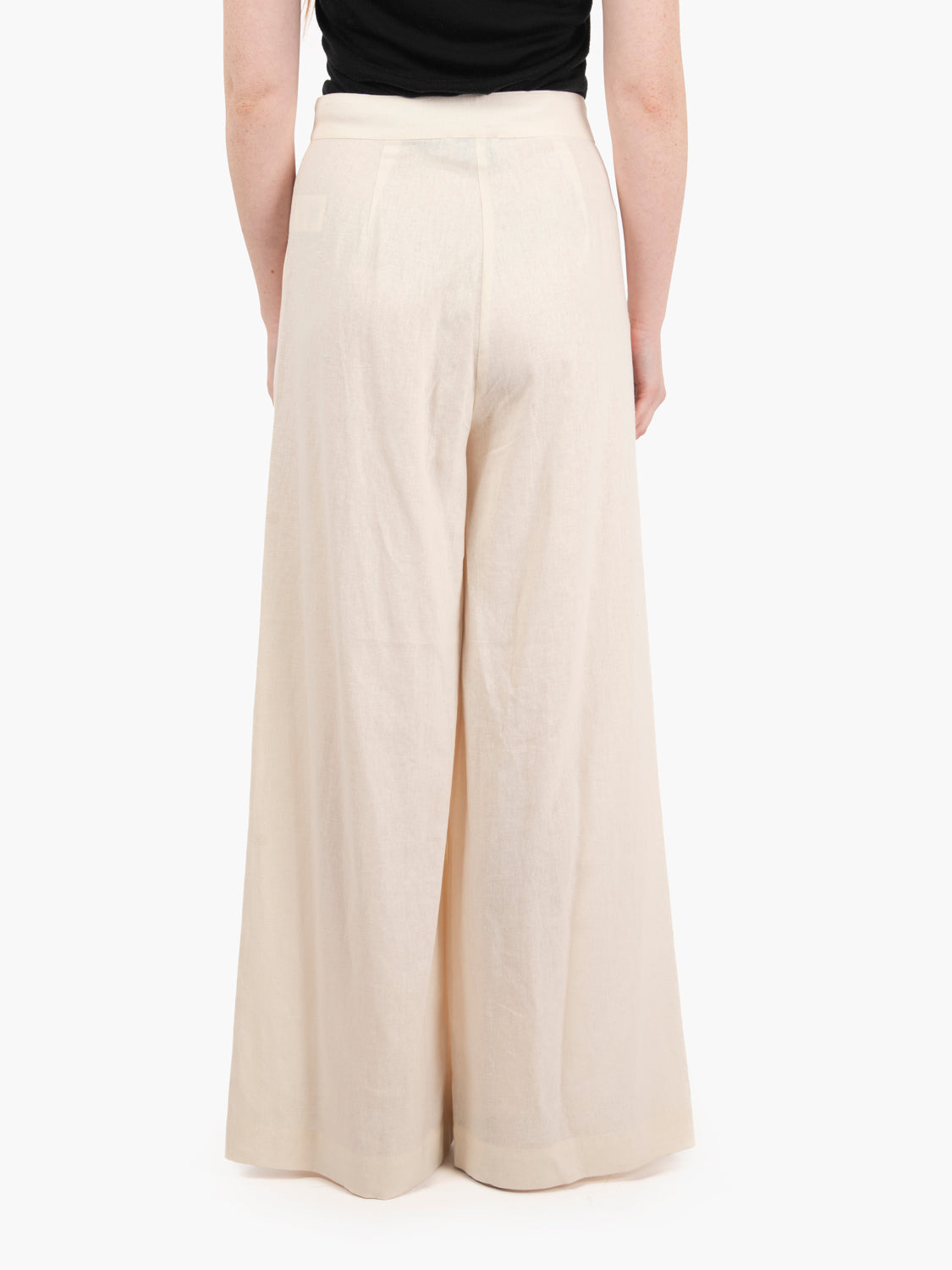 Pantalone a palazzo burro