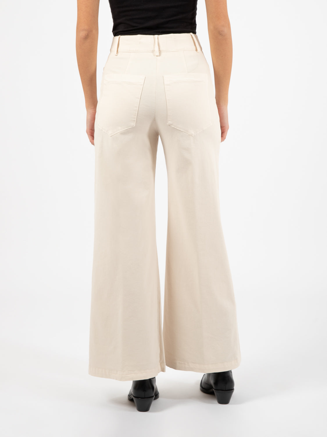 Pantaloni wide champignon