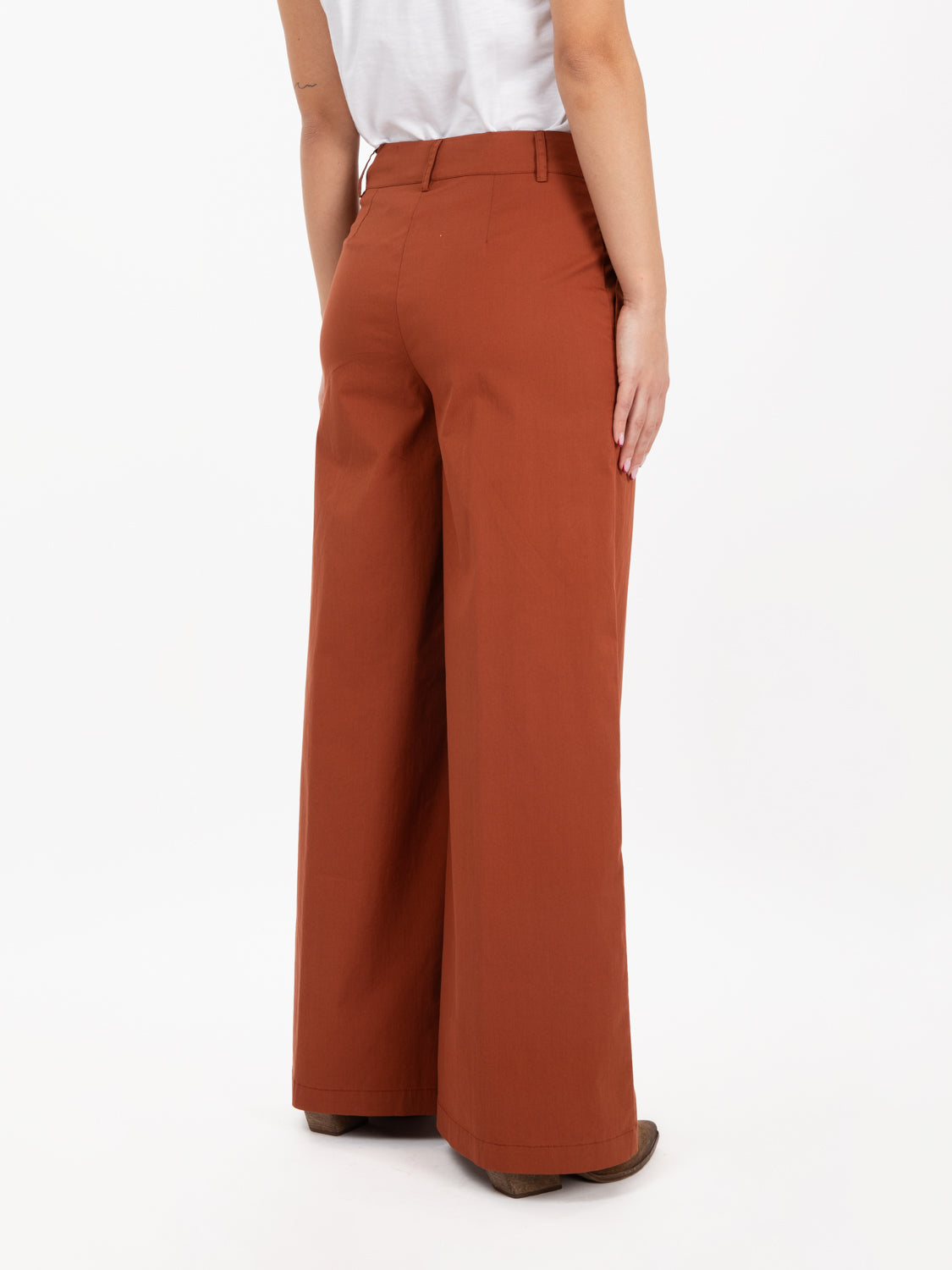 Pantaloni wide sequoia
