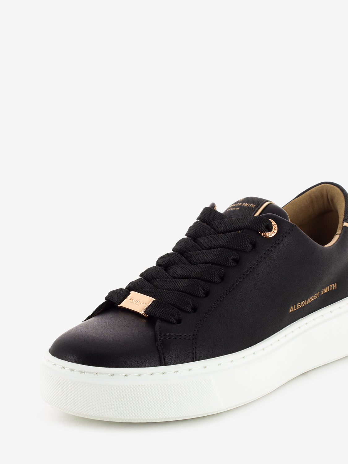 Sneakers London black / glitter