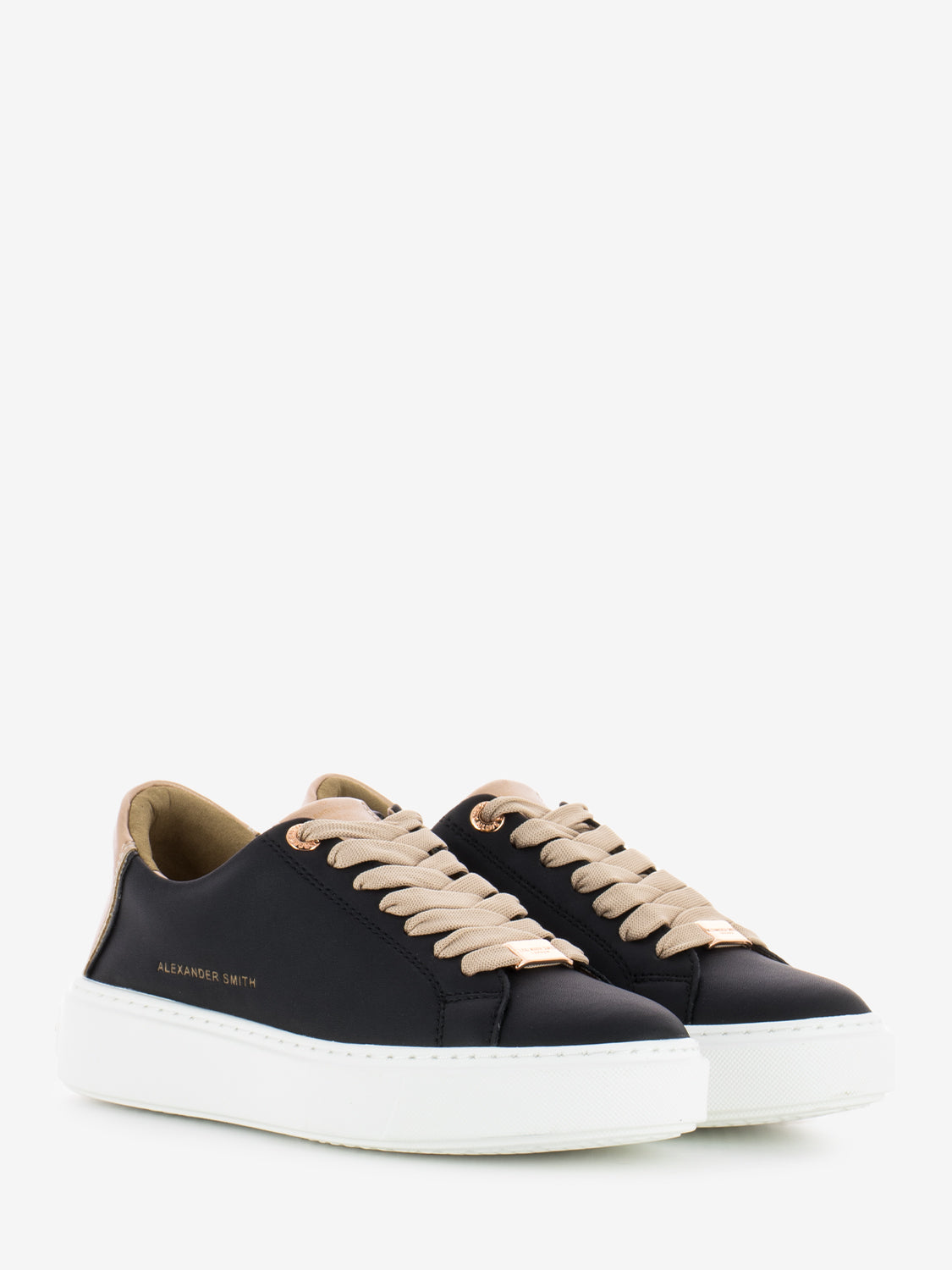 Sneakers London Woman black copper