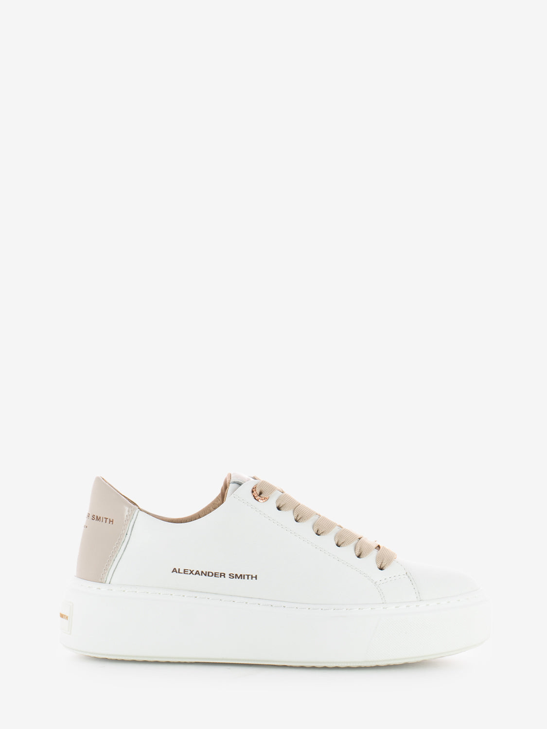 Sneakers London woman white beige