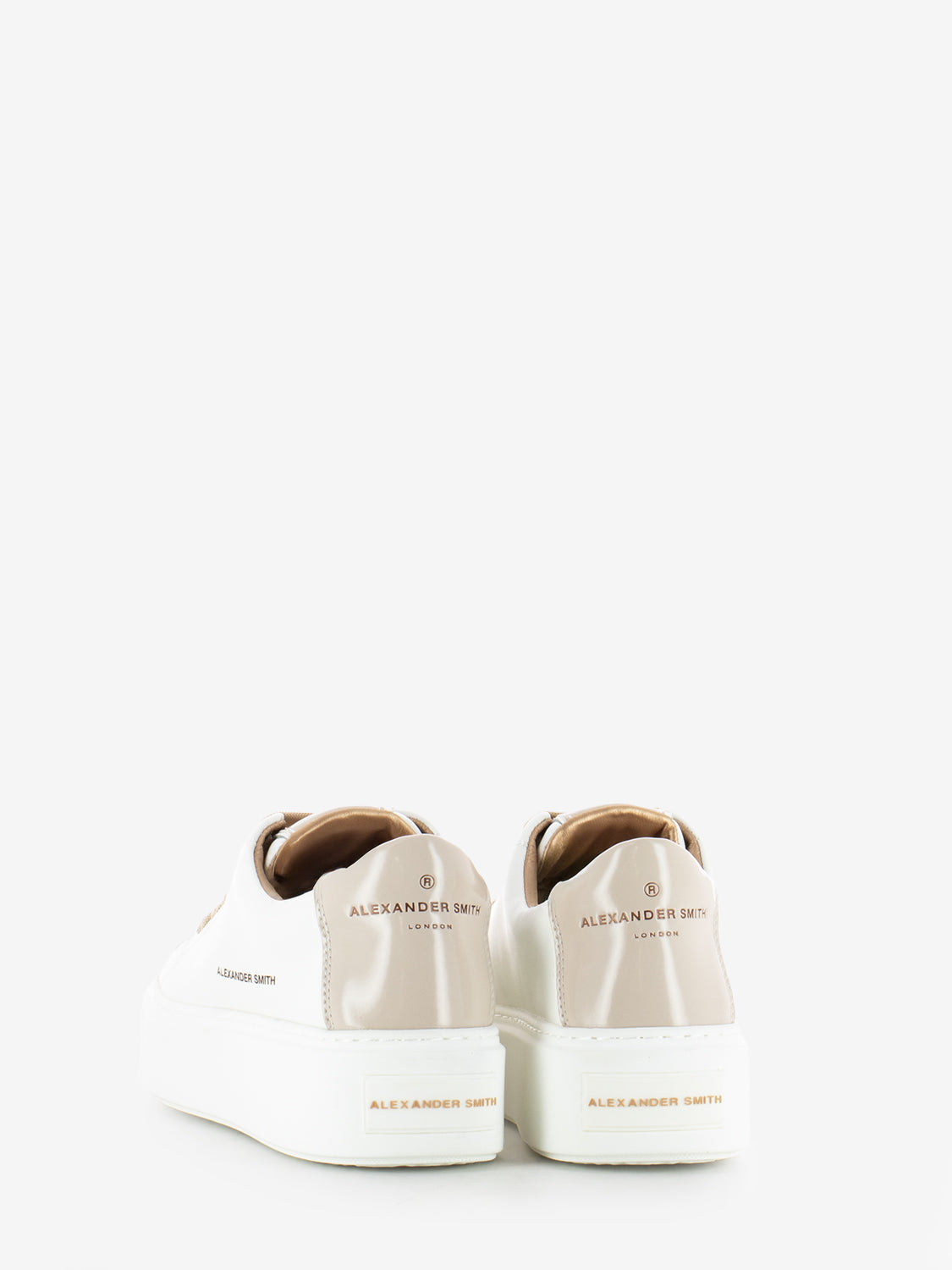 Sneakers London woman white beige