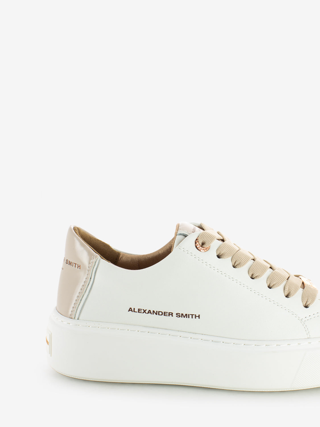 Sneakers London woman white beige