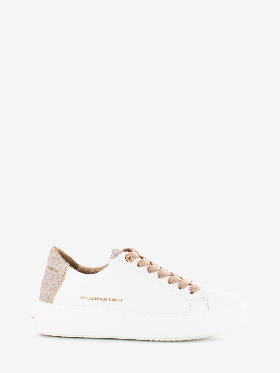 Sneakers London woman white copper