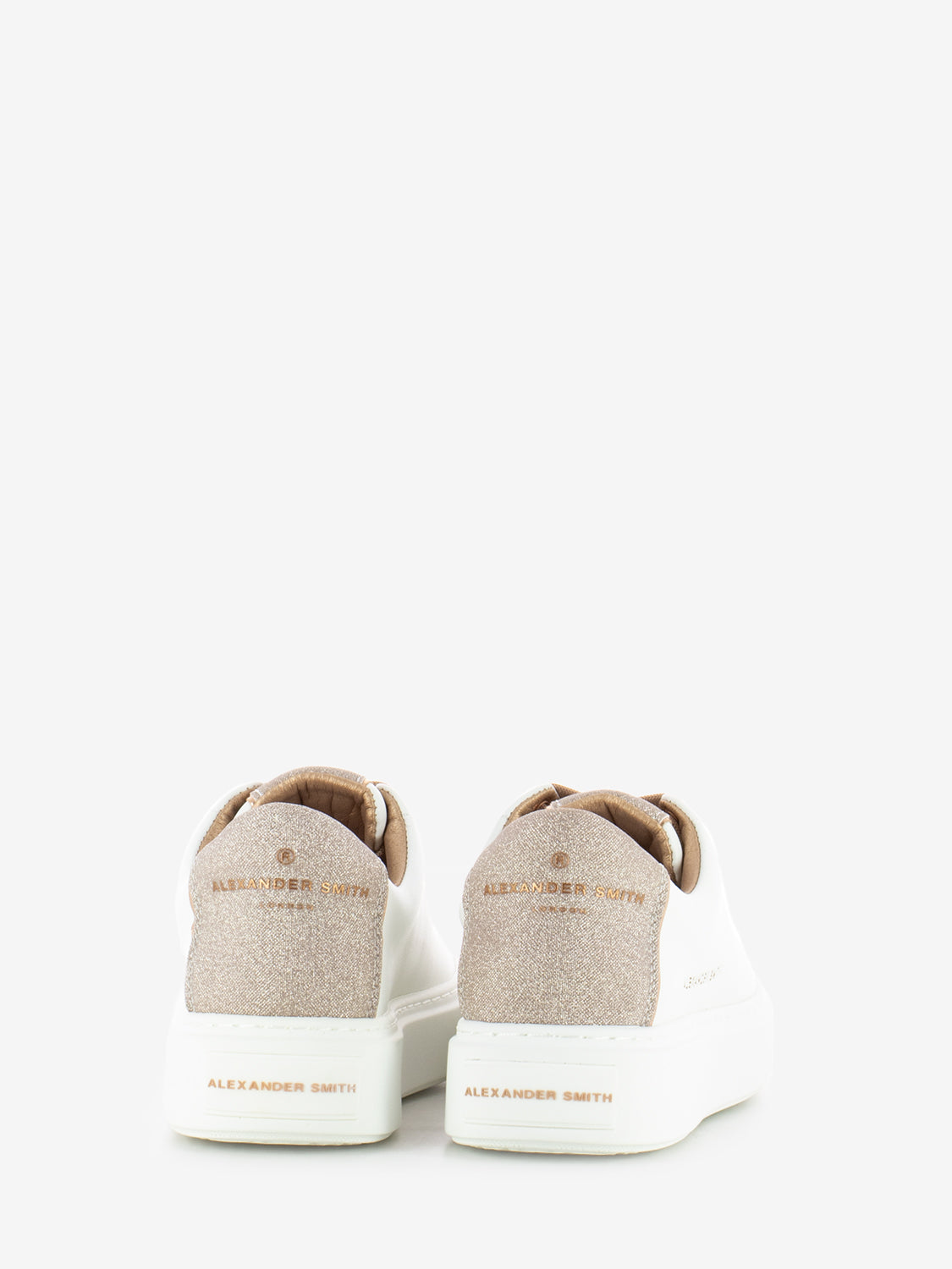 Sneakers London woman white copper
