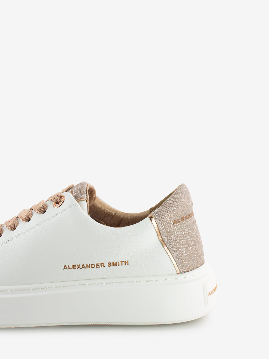 Sneakers London woman white copper