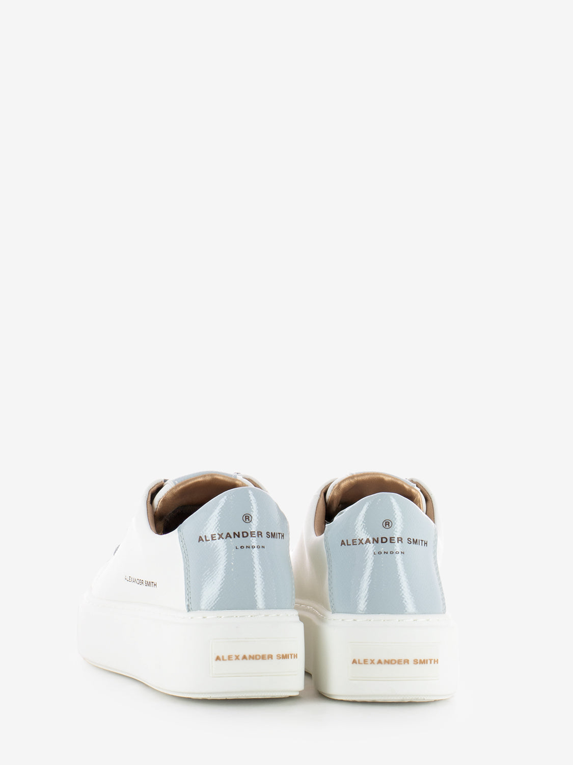 Sneakers London woman white light avio
