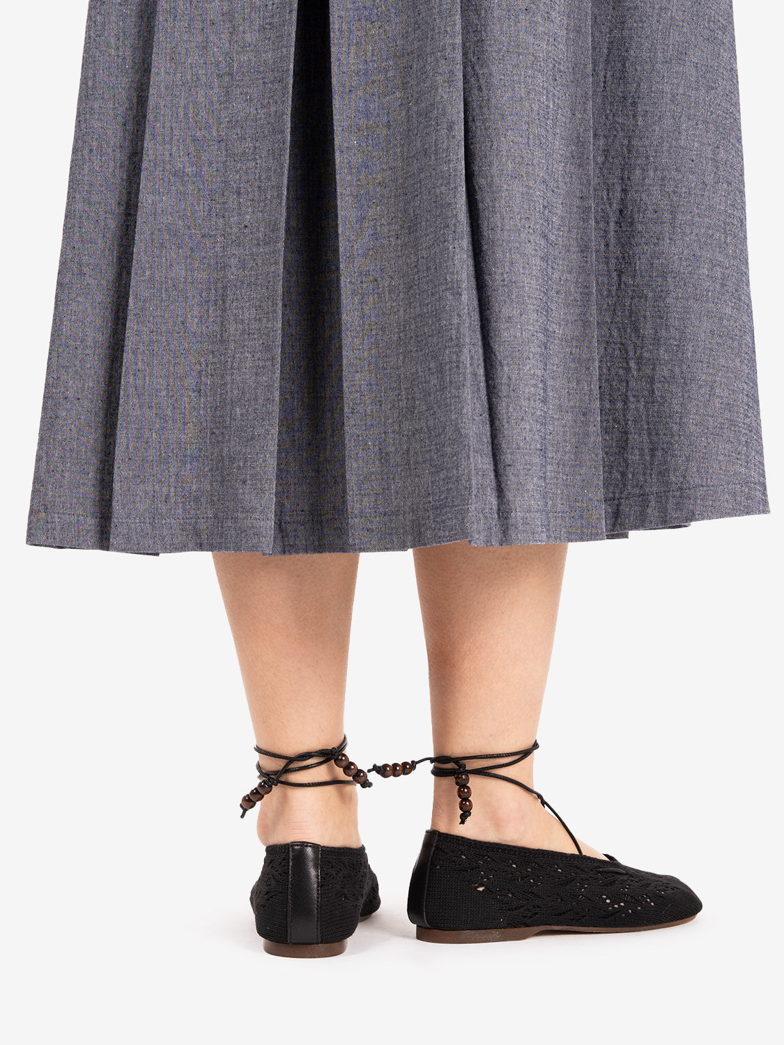 Ballerine Rosemary crochet black