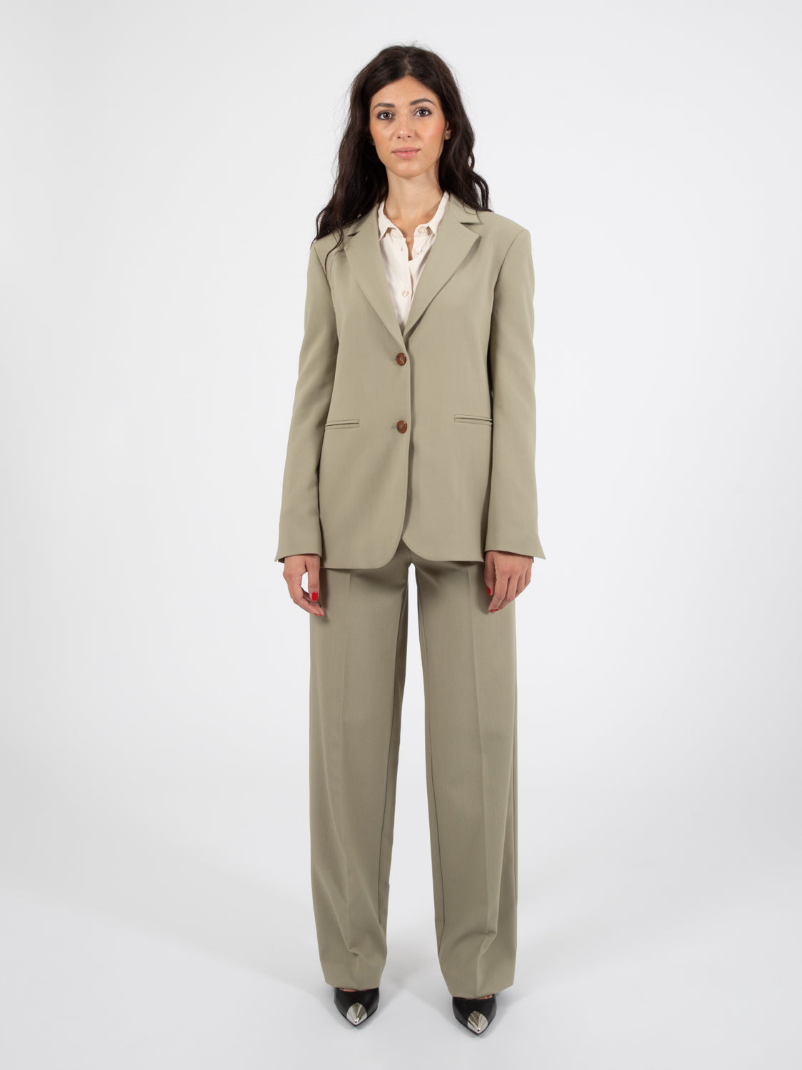 Blazer monopetto urban daily salvia