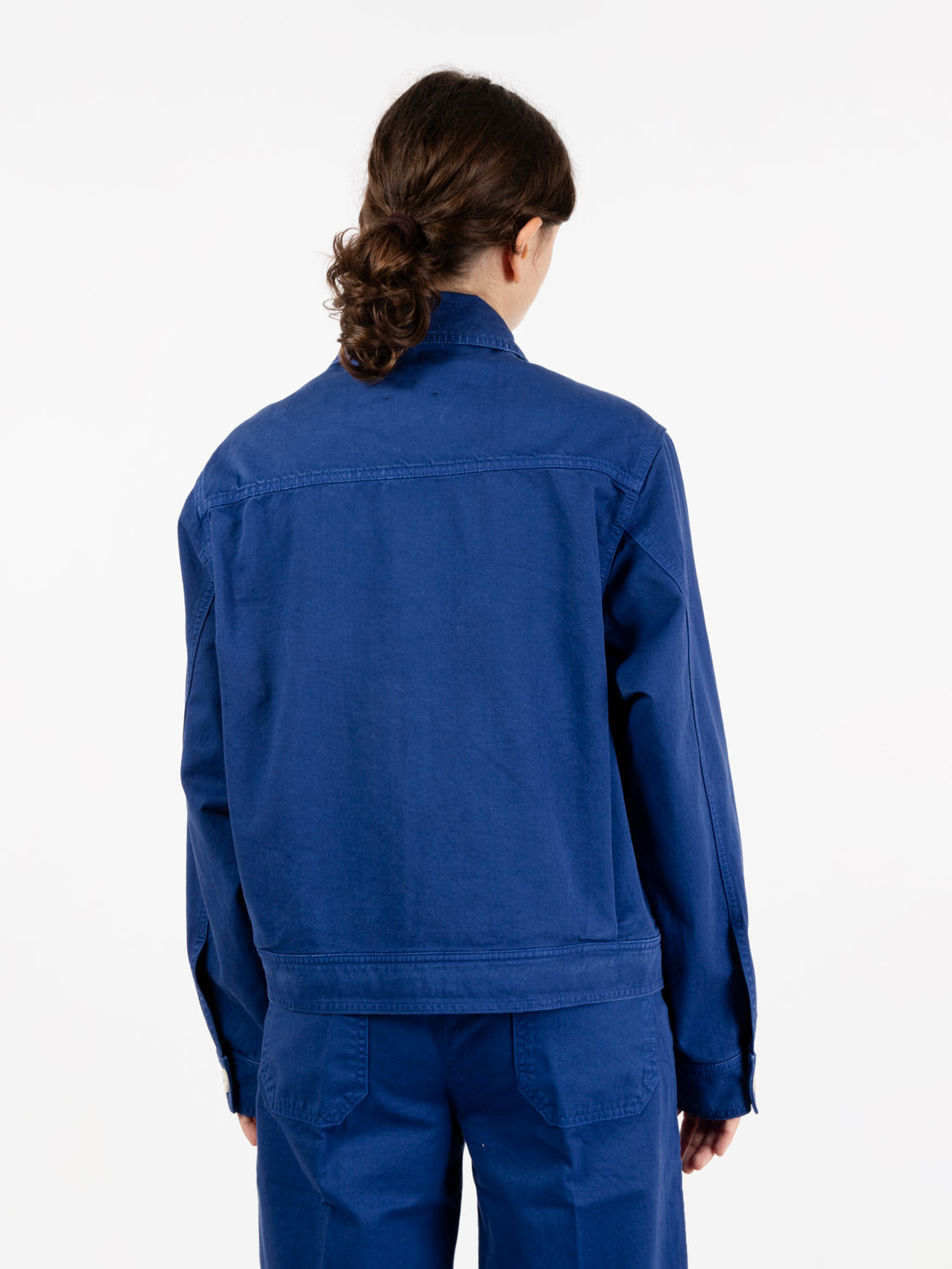 Giacca sporty gabardin inchiostro