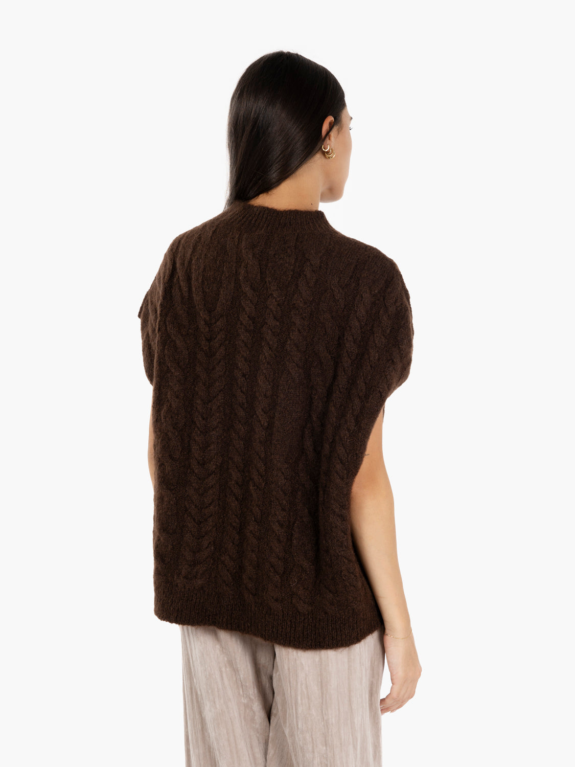 Super mohair choco vest