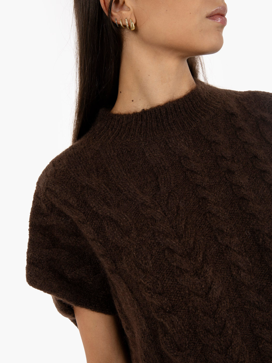 Super mohair choco vest