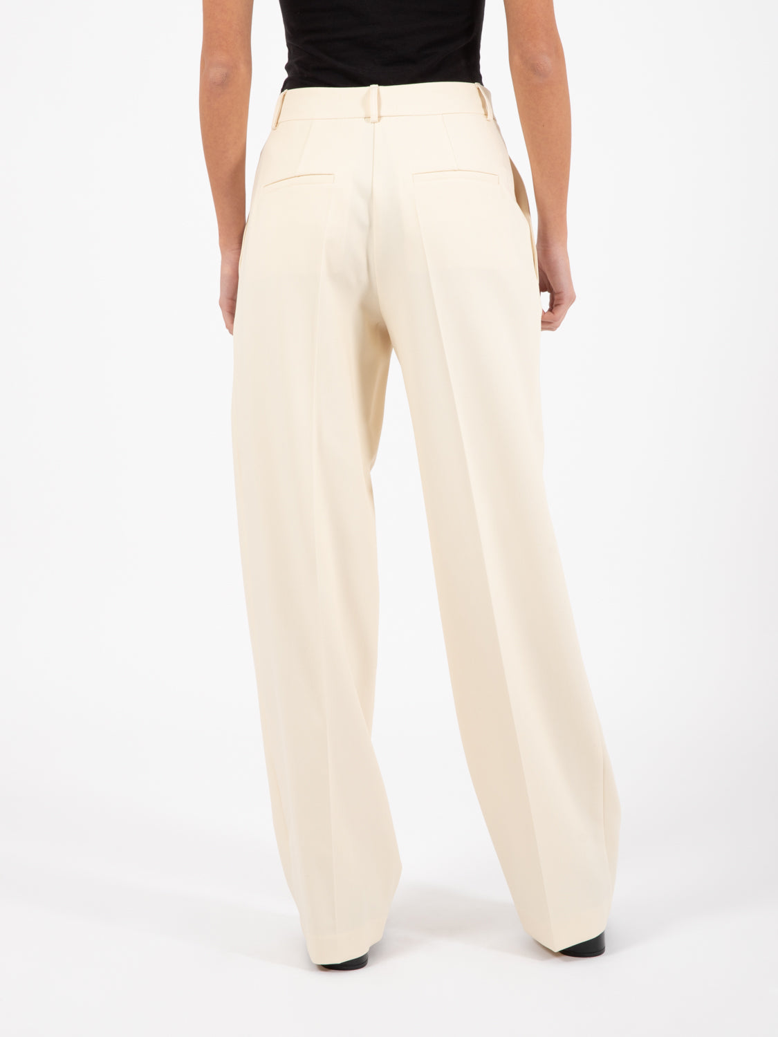 Pantaloni Urban daily dritti gesso