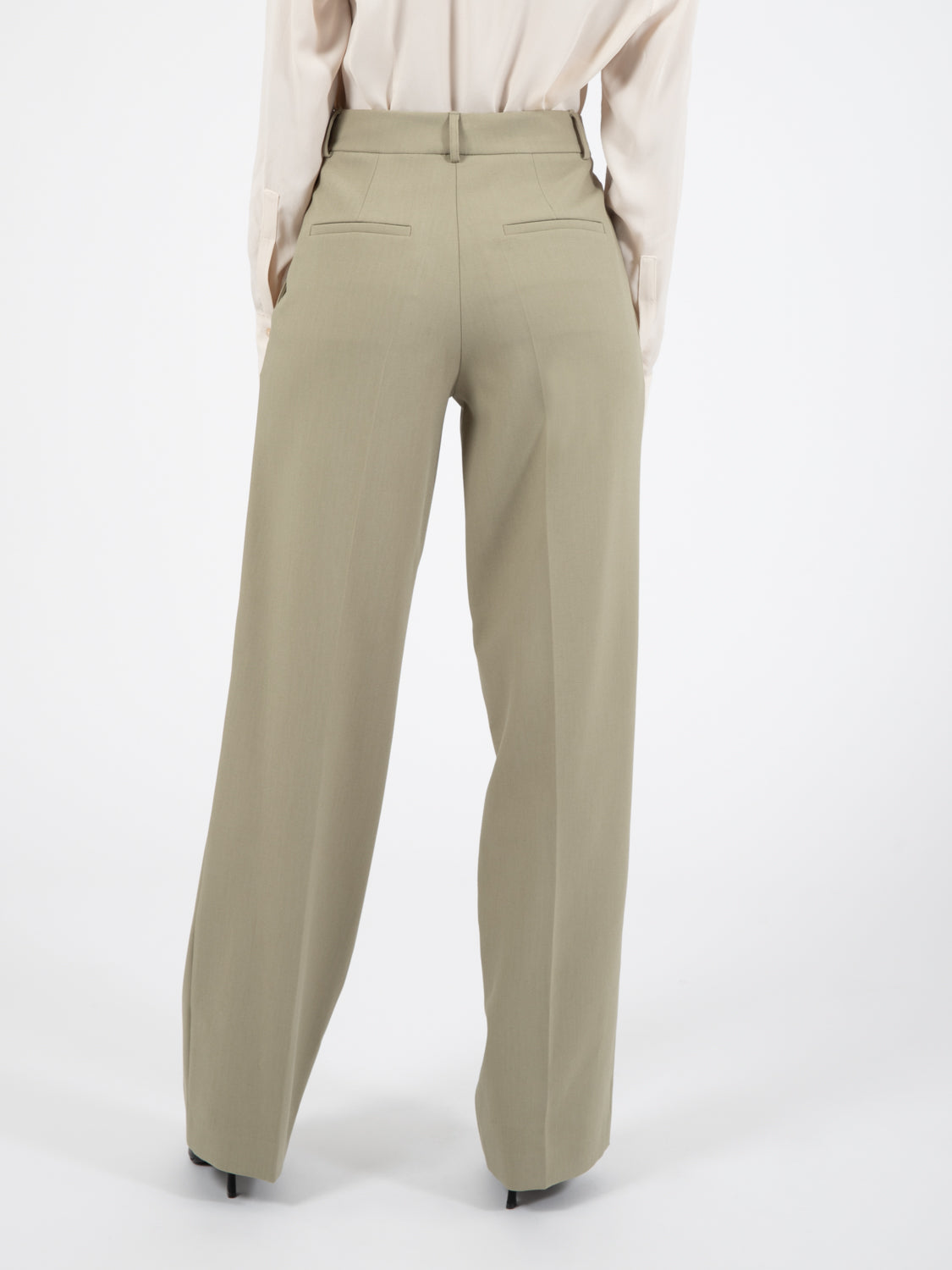 Pantaloni Urban daily dritti salvia
