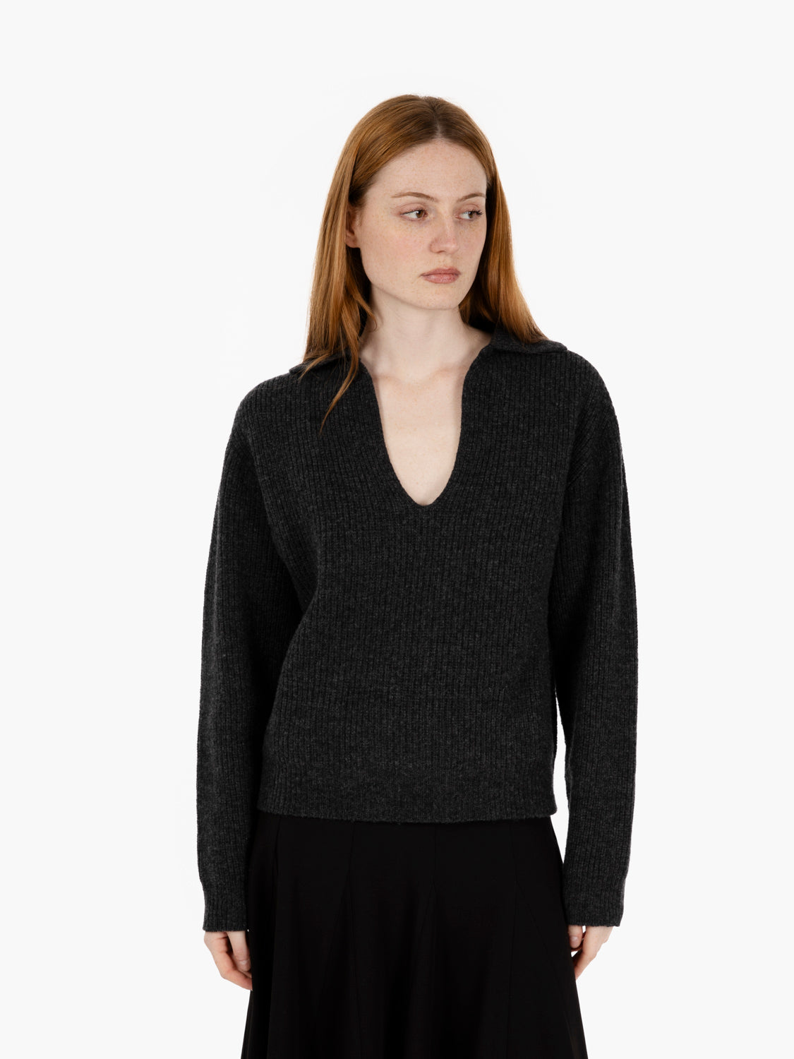 SUPER SOFT ANTHRACITE POLO SHIRT 265465_AN
