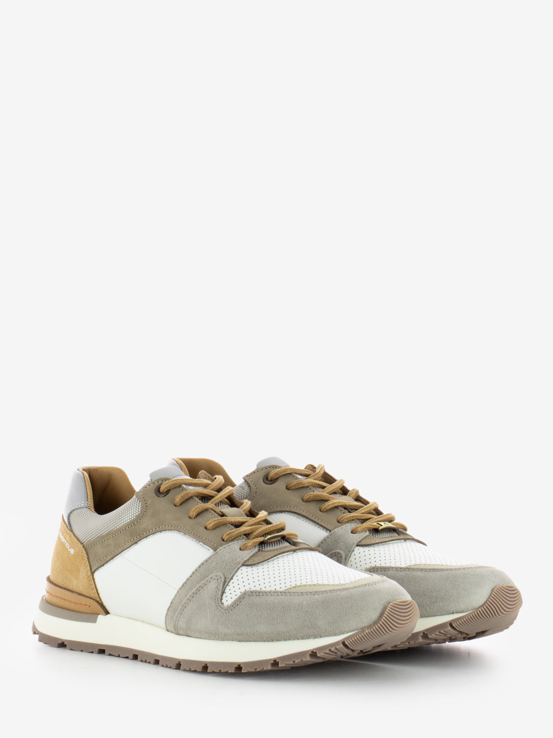 Sneakers Combi white / grey / kaki