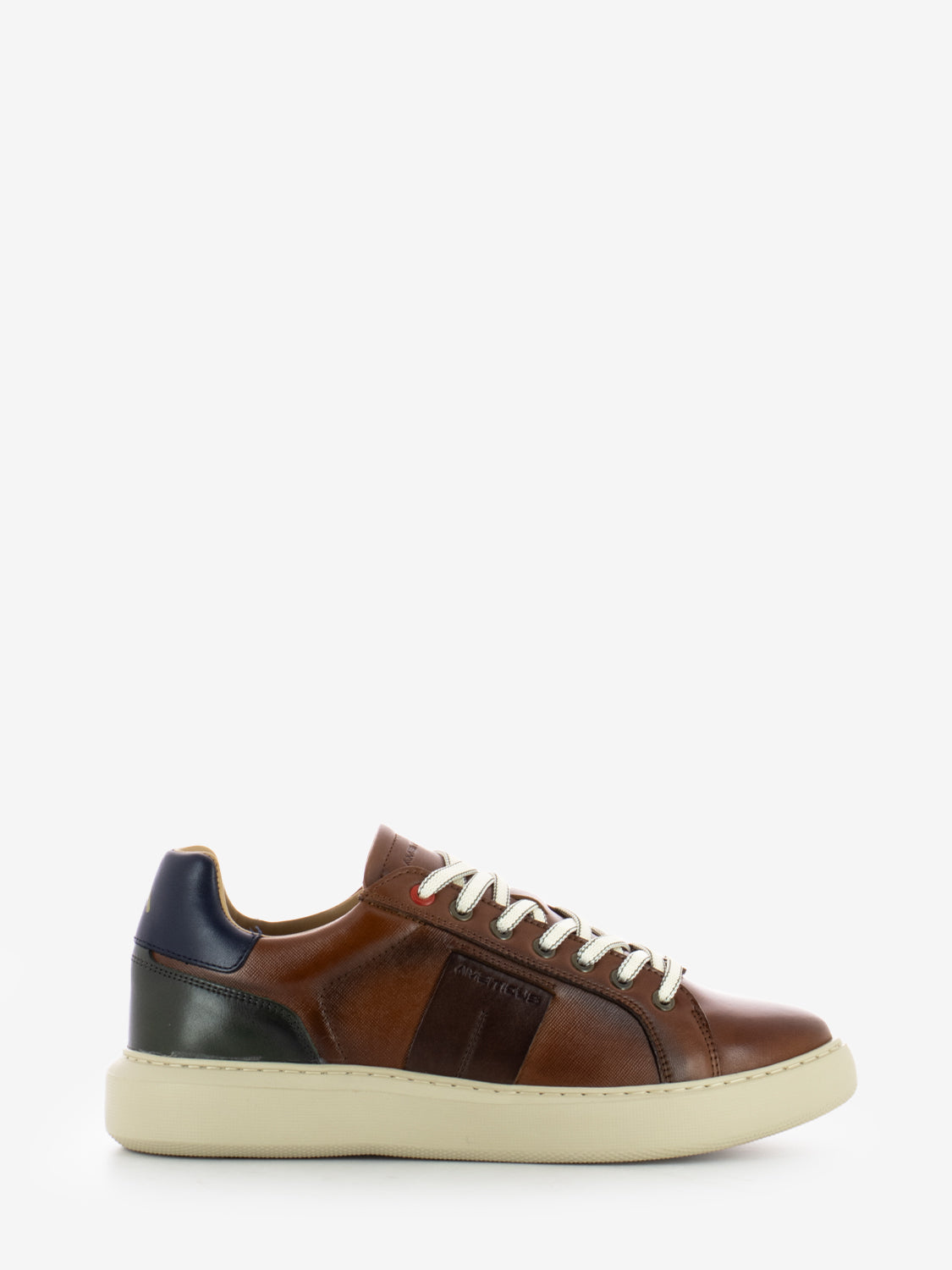 Camel leather sneakers