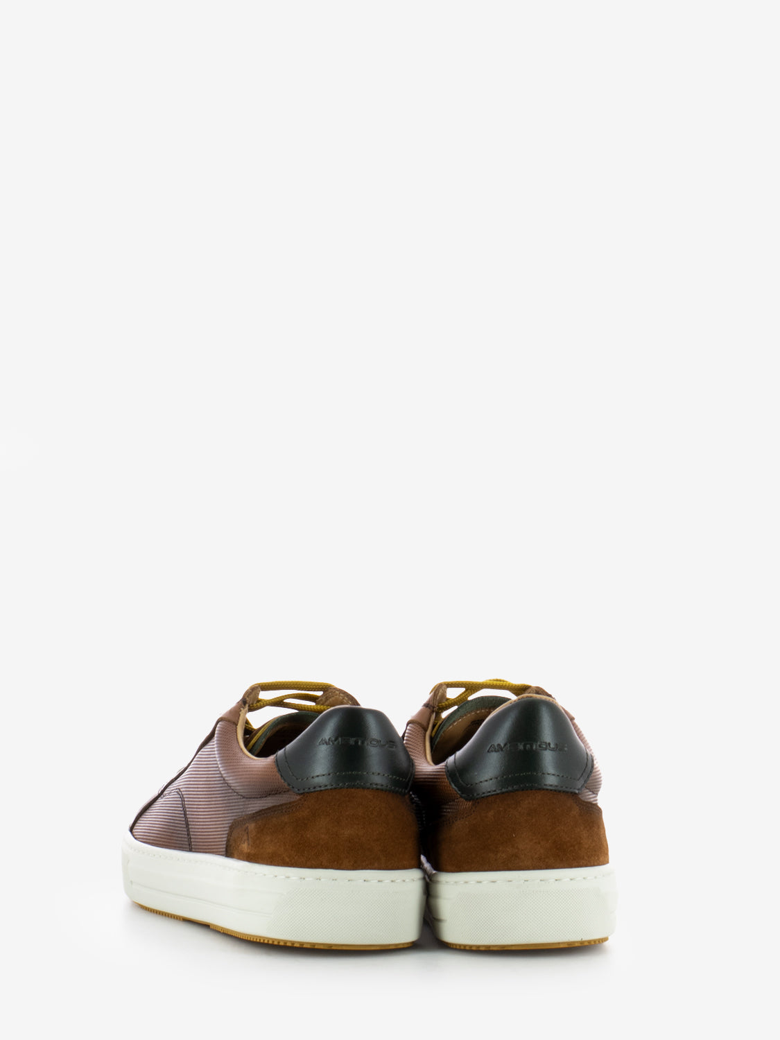 Sneakers in pelle cognac