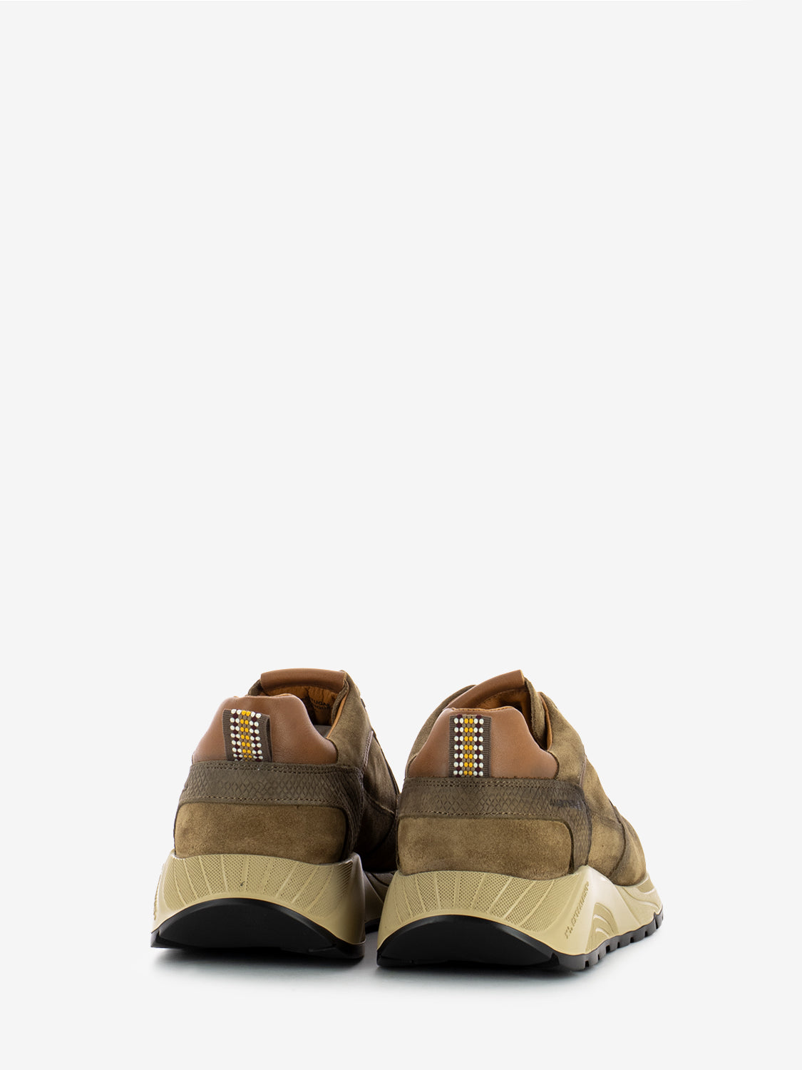Sneakers in suede tabacco