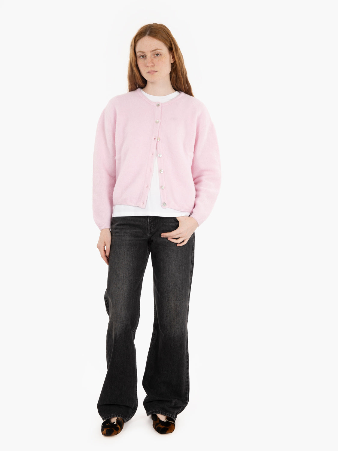 Cardigan Dragee chine sugared almond melange