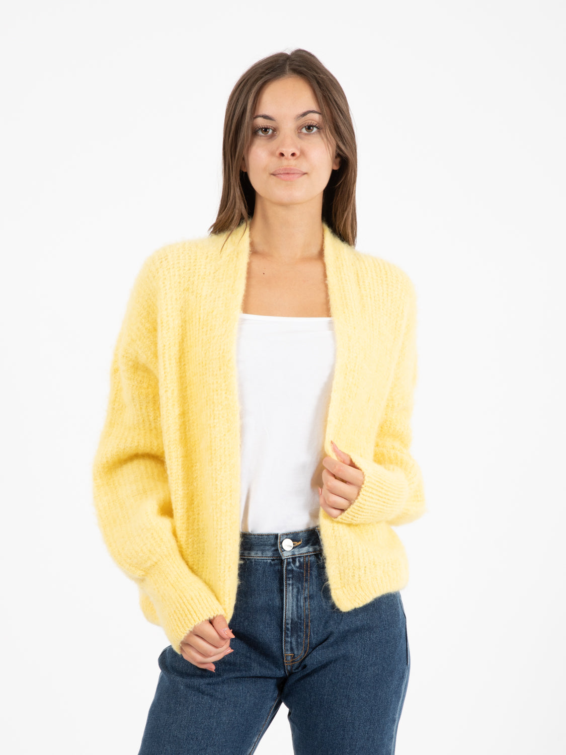 Cardigan East Chale limonata screziato