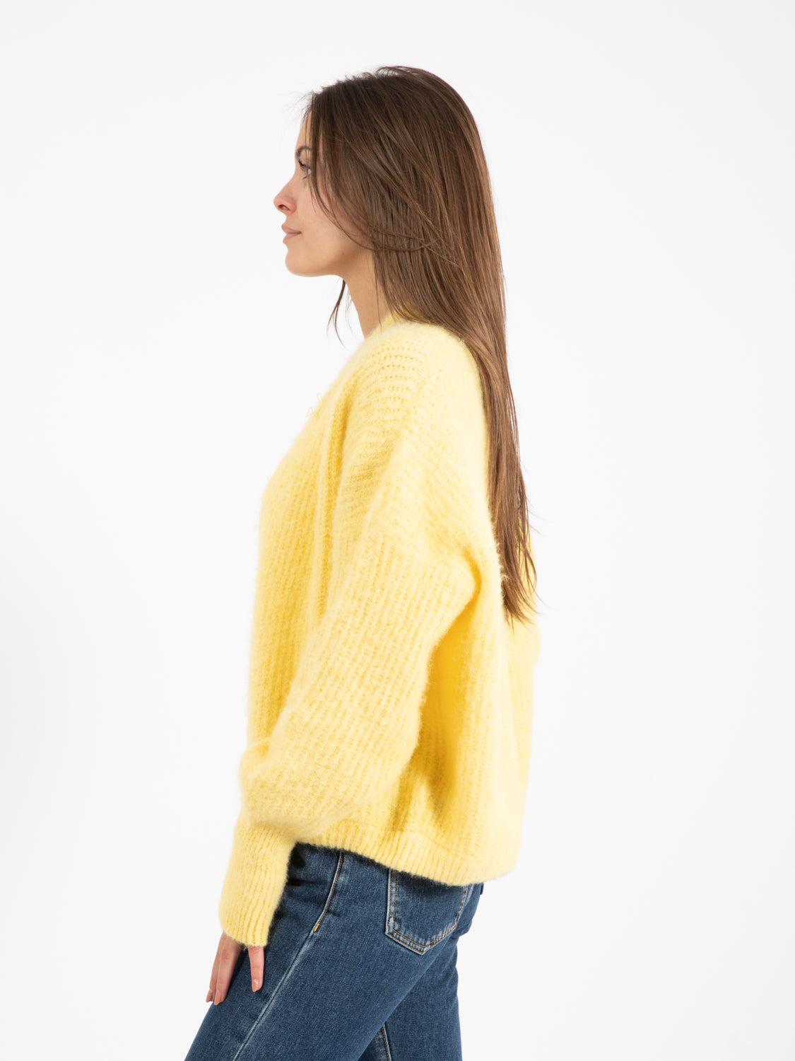 Cardigan East Chale limonata screziato