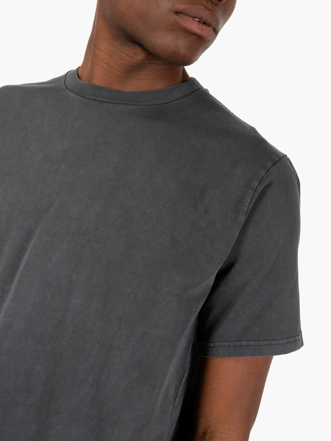 T-shirt Fizvalley vintage carbone