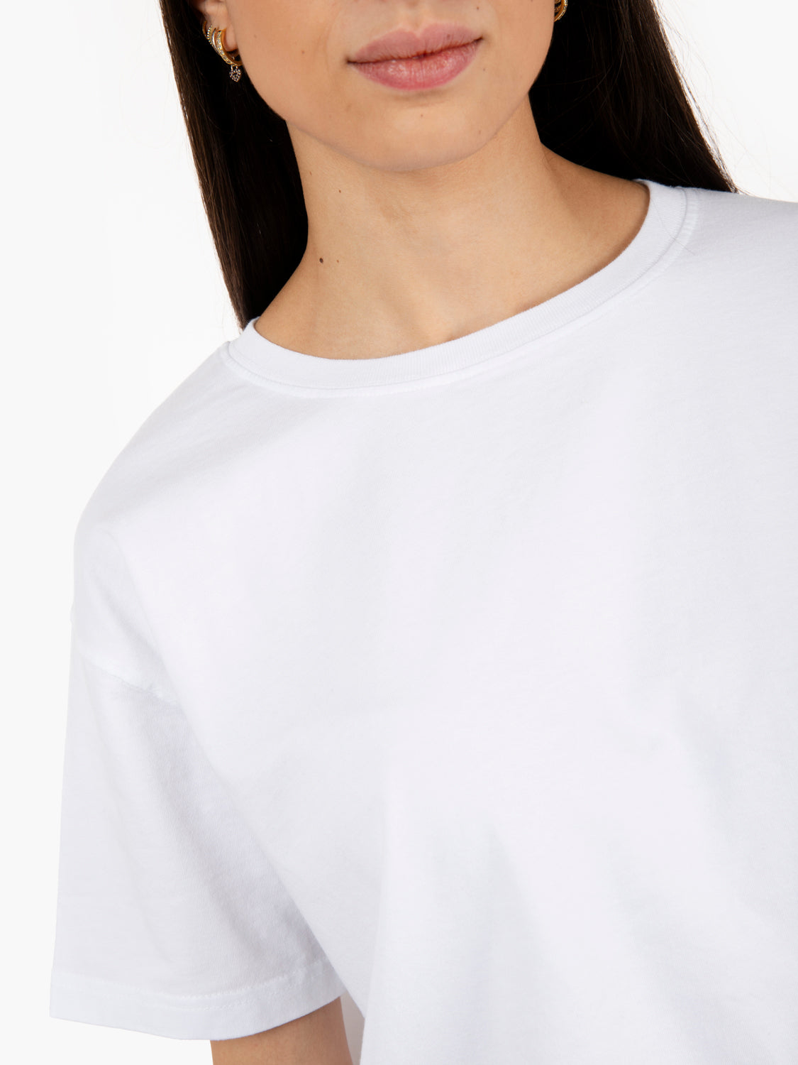 T-shirt Fizvalley vintage white