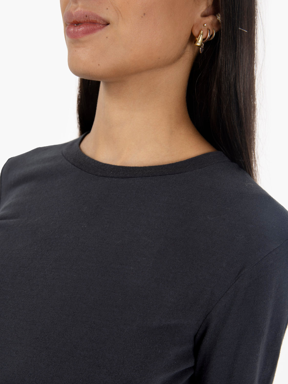 T-Shirt Gamipy a maniche lunghe nera
