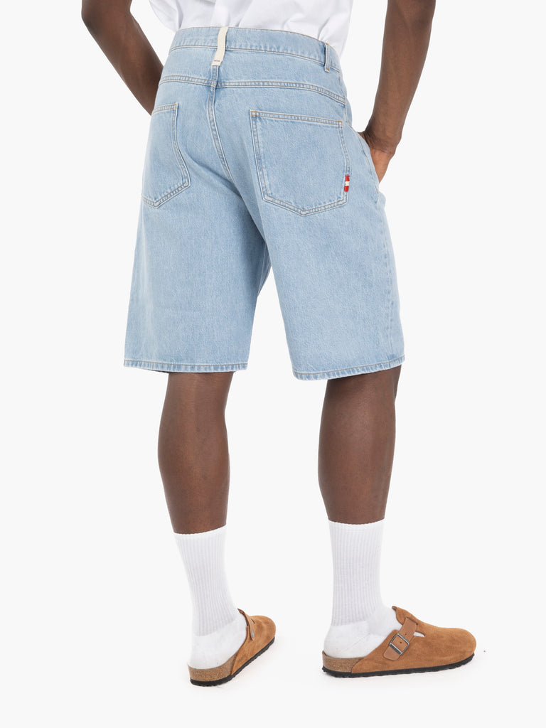 AMISH - Bermuda Tommy used denim bleach