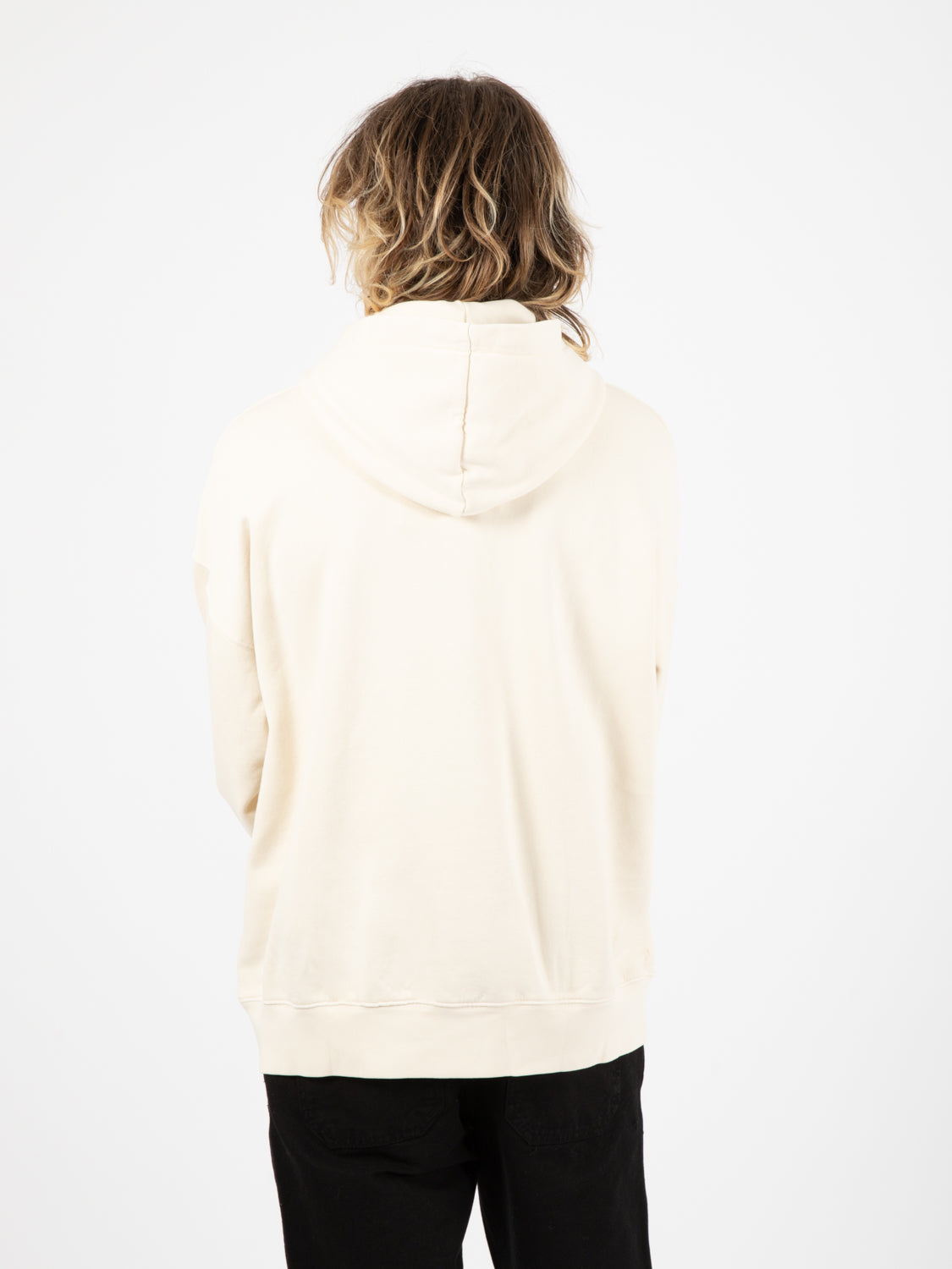 Hood Over Man Peace Sweater Off White
