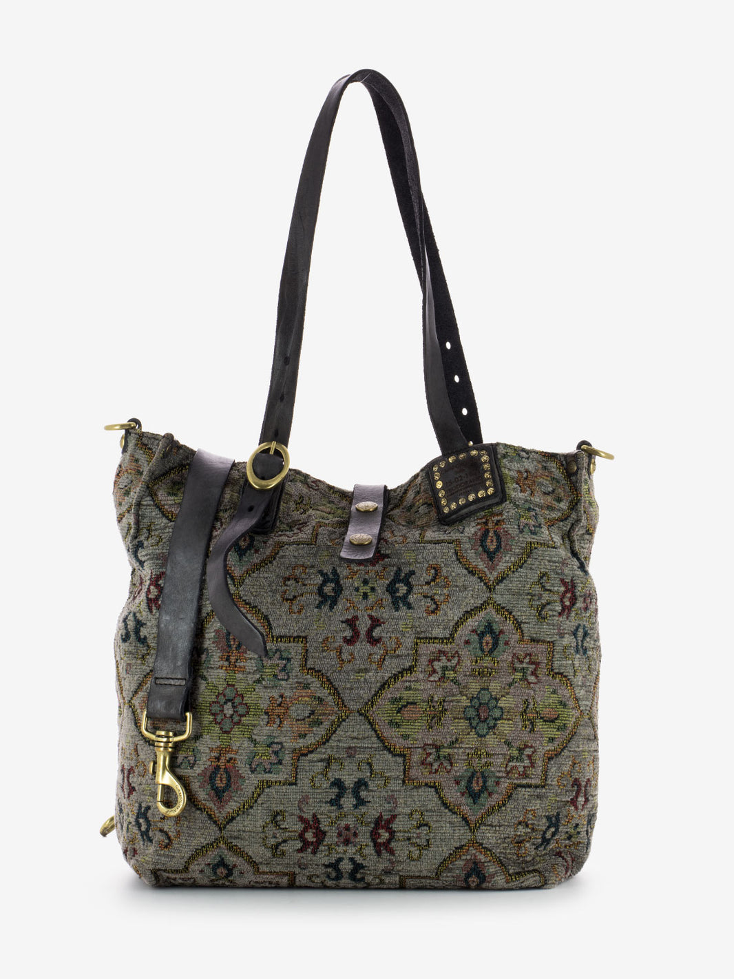 Large Persian shopping dark brown / multicolor