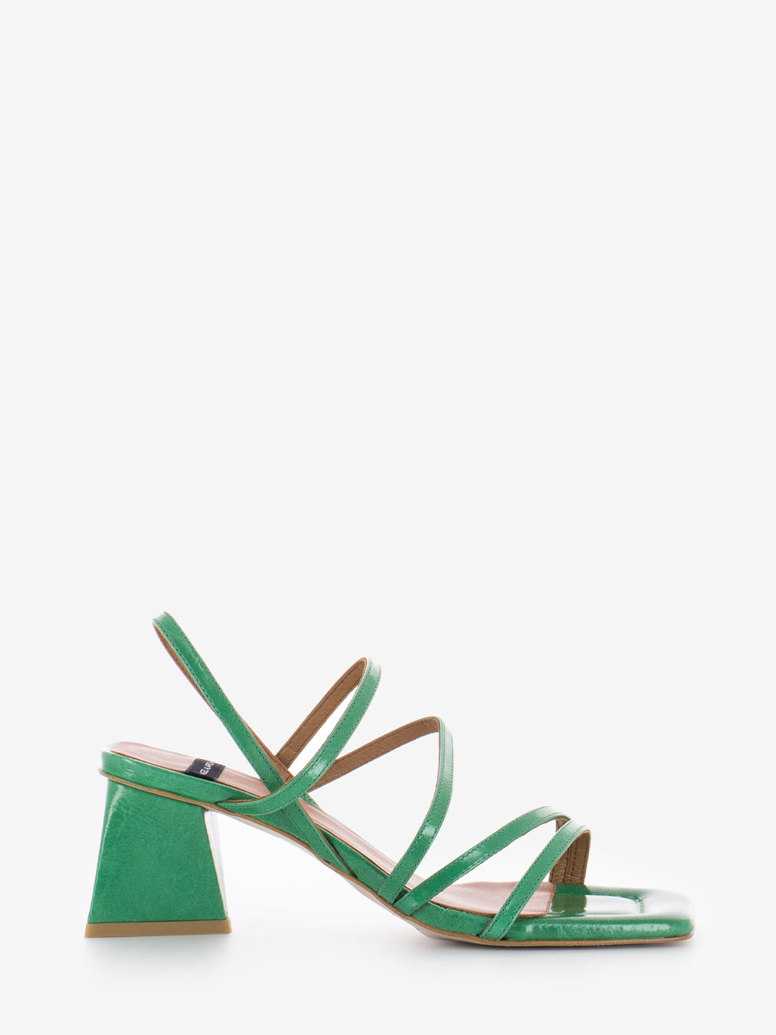 Sandalo tacco trapezio sol melissa verde