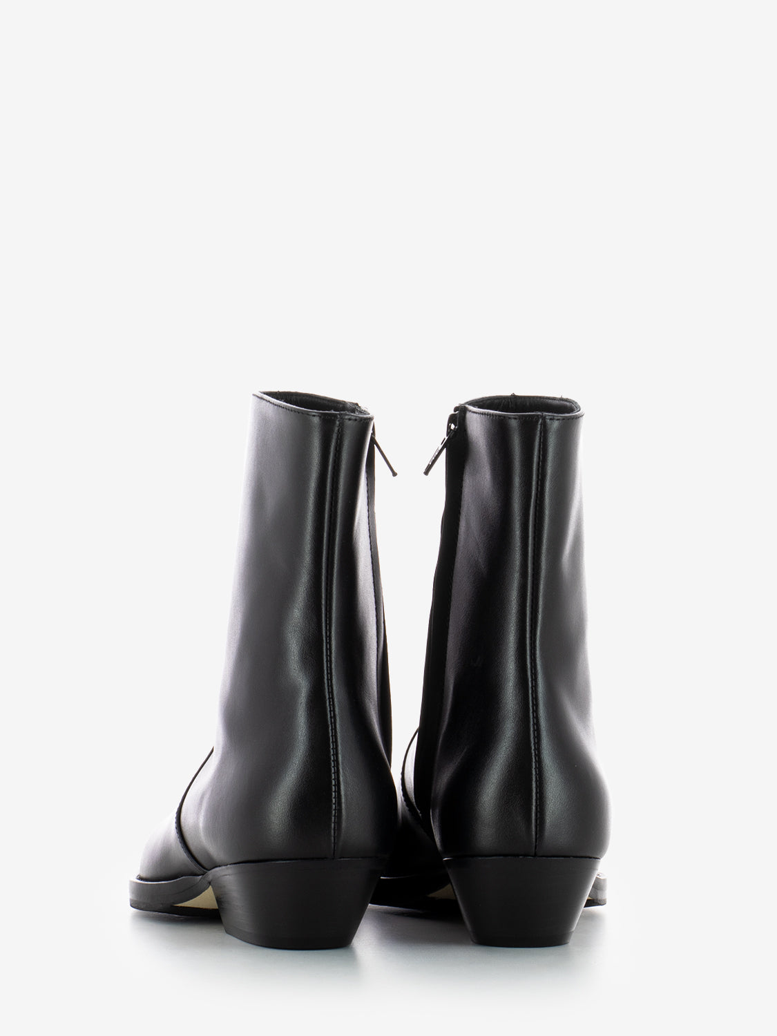 Tronchetti texani in pelle nero