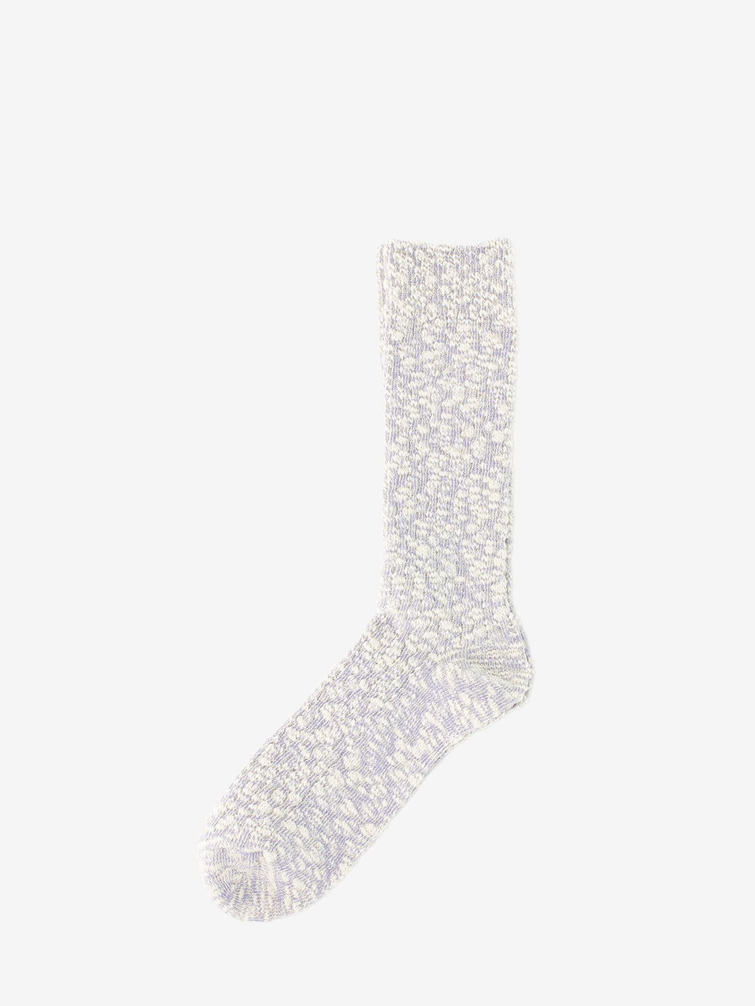Purple melange socks
