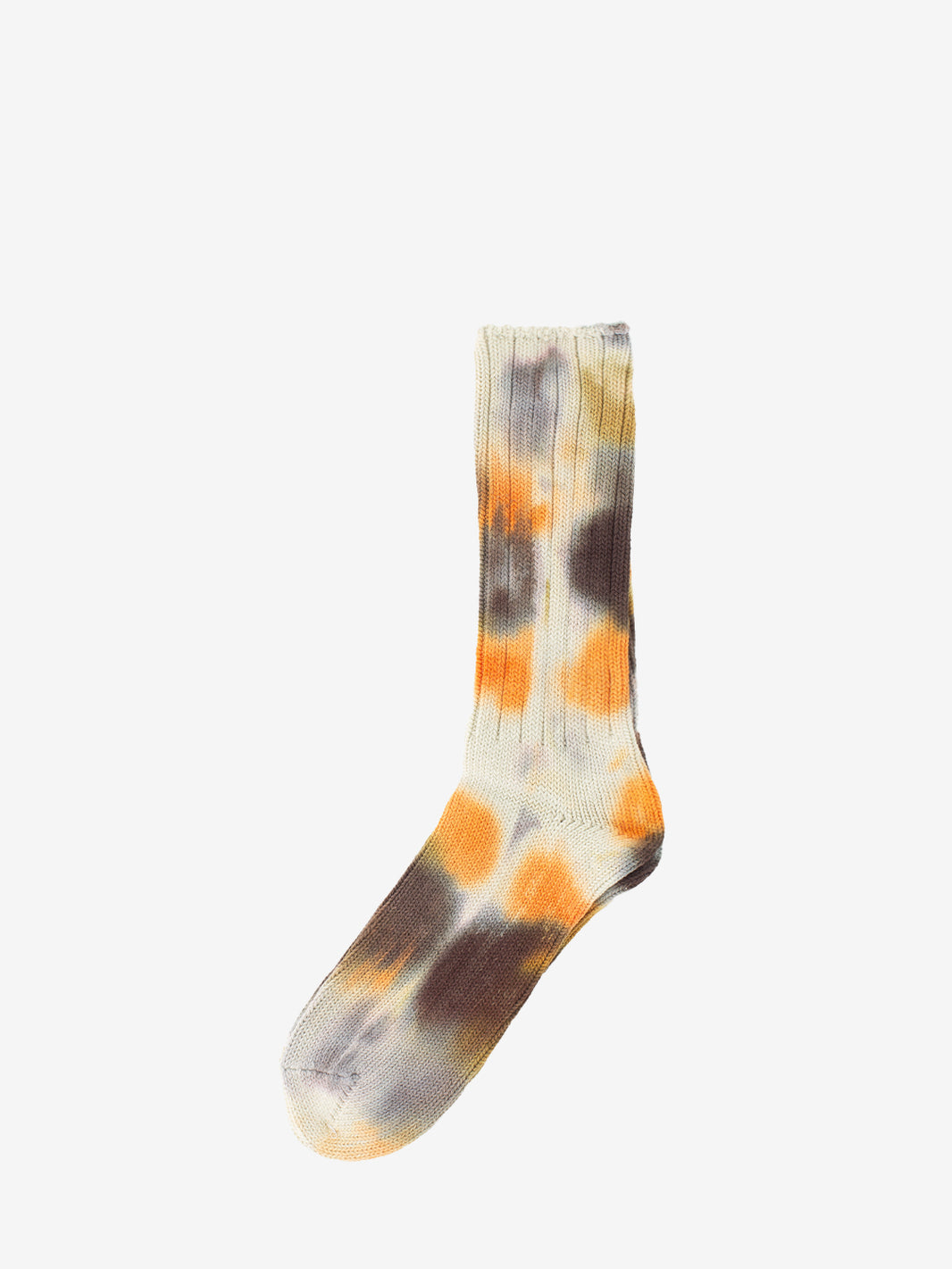 Scatter Dye Brown Socks